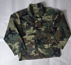 Rothco BDU Shirt Jacket Boys Sz 16 Digital Camo Camouflage Military Tactical